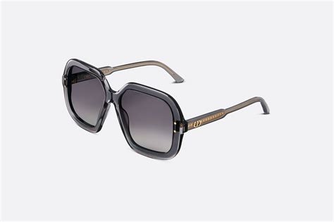 dior lens grey|DiorOblique S1I Transparent Beige Square Sunglasses .